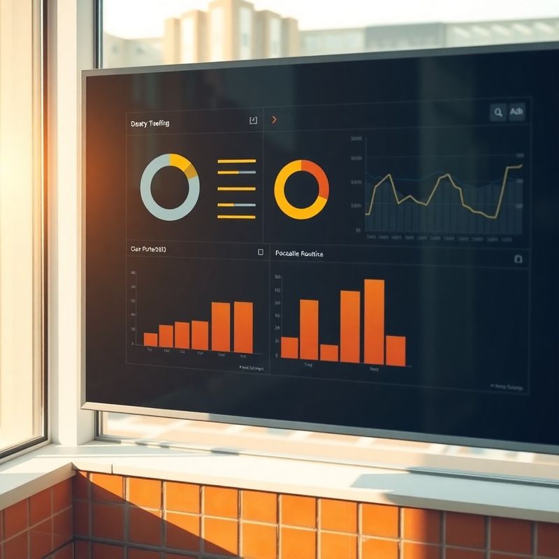 Panel de cartera virtual con gráficos de asignación de activos